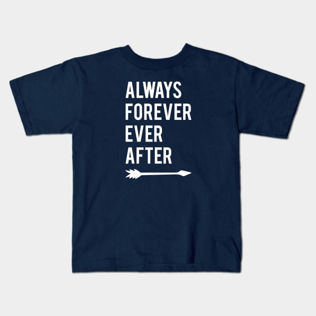 Always Forever Kids T-Shirt by notami